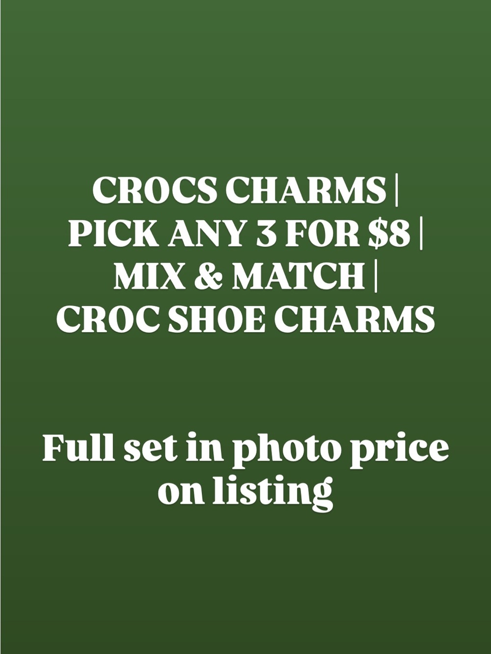 CROCS Character Jibbitz Set with Multicolor Accents